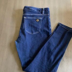 Michael Kors dark denim skinny jeans